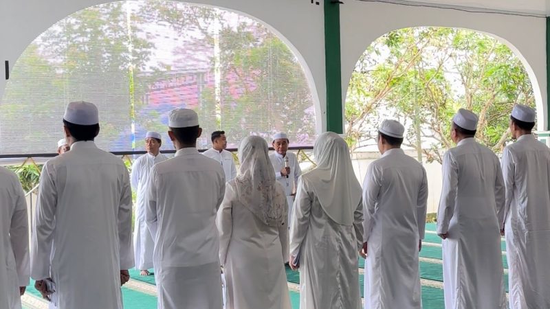 Apel pagi Selasa (05/11/2024) yang berlangsung di Pendopo Serambi Madinah, Zairullah