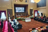 Sosialisasi KPK Bahaya Tindak Pidana Korupsi di Ruang Rapat Paripurna DPRD Tanah Bumbu