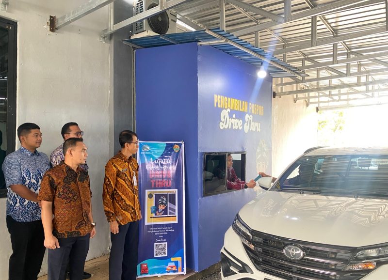 Layanan Pengambilan Paspor dengan Sistem Drive Thru Kantor Imigrasi Batulicin, Resmi Dilucurkan