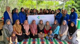 Mahasiswa RPL Kelas Tanah Bumbu (Tanbu) A program studi kebidanan program sarjana terapan jurusan kebidanan Poltekes Kemenkes Banjarmasin, berikan edukasi Metode Kontrasepsi Jangka Panjang.