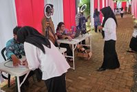 Proses Administrasi peserta Tes PPPK Kabupaten Tanah Bumbu sebelum masuk ruang CAT