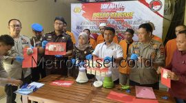 Pemusnahan Barang Bukti Narkotika Oleh Satresnarkoba Polres Tanah Bumbu, Rabu (15/1/2025)