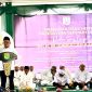 Wakil Ketua DPRD Tanah Bumbu, H Hasanuddin Saat Berikan Sambutan di Acara Perpisahan Bupati dr HM Zairullah Azhar di Pendopo Serambi Madinah Pemkab Tanah Bumbu