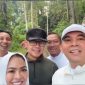 Bupati Tanah Bumbu, Andi Rudi Latif bersama kepala daerah lainnya serta Wakil Menteri Dalam Negeri, Bima Arya Saat Naik ke Gunung Tidar