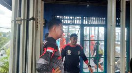 Rumah Warga Yang Hangus Terbakar di Jalan Bima Desa Baharu Utara, Kabupaten Kotabaru