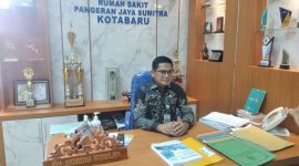 Direktur RSUD Kotabaru Pengeran Jaya Sumitra, drg Andrian Wijaya