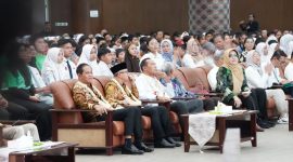Menteri Lingkungan Hidup RI, Dr Hanif Faisol di acara kegiatan pelaksanaan Asta Sekolah dan Kampus dalam rangkaian Aksi Peduli Sampah Nasional 2025