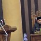 Bupati Tanah Bumbu, Andi Rudi Latif Saat Sampaikan Pidato Perdananya di Rapat Paripurna DPRD Tanah Bumbu