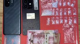 Barang Bukti Paket Sabu Dari Seorang Pelaku Pengedar Narkotika di Kotabaru