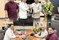 Bupati Kotabaru H Muhammad Rusli bersama PJ Sekda H Eka Saprudin Kunjungi Dirjen Bina Marga, Roy Rizal Anwar