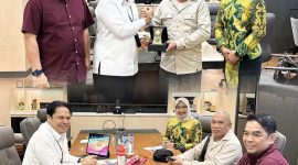 Bupati Kotabaru H Muhammad Rusli bersama PJ Sekda H Eka Saprudin Kunjungi Dirjen Bina Marga, Roy Rizal Anwar