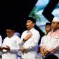 Bupati Tanah Bumbu, Andi Rudi Latif Bersama Ustad Das’ad Latif di acara Tabliqh Akbar di Pesona Budaya Tanah Bumbu