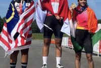 Polwan Polda Kalsel, Bripda Yunita Angelly Syahdat asal Kabupaten Kotabaru meraih juara 1 balab sepeda Diajang World Police and Fire Games (WPFG) Amerika Serikat.