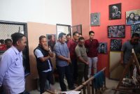 Awak Media Lihat Kerajinan Warga Binaan Lembaga Pemasyarakat Kelas III Batulicin