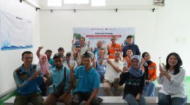 Tim Penilai Saat Kunjungi Program Air Bersih Andaru Angsana CSR PT Borneo Indobara