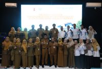 (Istimewa)- Foto Bersama Dispersip Tanah Bumbu bersama Dinas Perpustakaan Hulu Sungai Tengah, Senin (4/8/2025).
