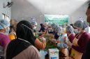 Proses Pelatihan Pengolahan Kelor di Desa Mustika Kecamatan Kuranji Kabupaten Tanah Bumbu oleh CSR PT Borneo Indobara (BIB)