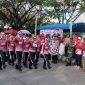Lomba Gerak Jalan Antar Pelajar di Kecamatan Kusan Hilir