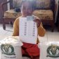 Warga Karang liwar Yang Menerima Bantuan Pangan Berupa Beras dari Badang Pangan Nasional