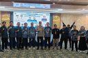 Foto Bersama Ketua JMSI Kotabaru (Kanan) dan JMSI Tanah Bumbu di acara Pelantikan di Kotabaru