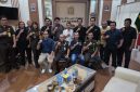 Foto Bersama PWI Tanah Bumbu bersama Kejaksaan Negeri usai Gelar Audiensi