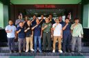 Foto Bersama Pengurus dan anggota PWI Tanah Bumbu Bersama Dandim 1022, Letkol Inf Zierda Aulia Salam