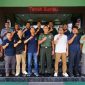 Foto Bersama Pengurus dan anggota PWI Tanah Bumbu Bersama Dandim 1022, Letkol Inf Zierda Aulia Salam