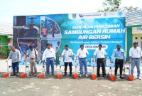 Peresmian Sarana Air Bersih di Desa Makmur Kecamatan Angsana Kabupaten Tanah Bumbu oleh PT Borneo Indobara