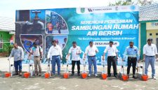 Peresmian Sarana Air Bersih di Desa Makmur Kecamatan Angsana Kabupaten Tanah Bumbu oleh PT Borneo Indobara