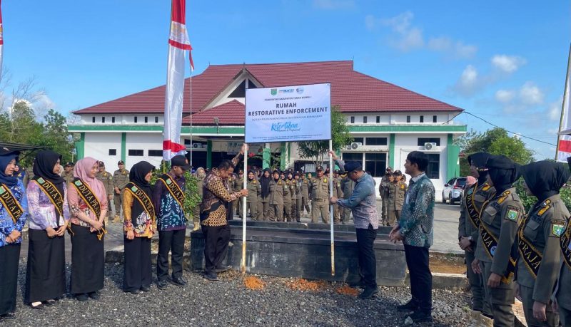 Peluncuran TOMI SIRAJA oleh Satpol PP dan Damkar Tanah Bumbu, Kamis (7/8/2025)