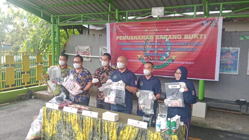 Pemusnahan Barang Bukti Yang Sudah Berkekuatan Hukum Tetap, di Kejaksaan Negeri Kotabaru