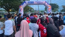 Ratusan Pelari Ramaikan Palaka Sunday Run di Pantai Pagatan Kabupaten Tanah Bumbu