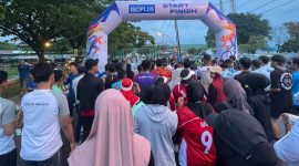 Ratusan Pelari Ramaikan Palaka Sunday Run di Pantai Pagatan Kabupaten Tanah Bumbu