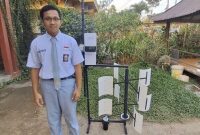 Dzaky Ashraf Ramadhan, Siswa SMAN 1 Angsana Kabupaten Tanah Bumbu Yang Membuat Inovasi Sistem Pembangkit Listrik Bertenaga Angin