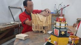 Warga Binaan Lembaga Pemasyarakatan Kelas III Batulicin, Membuat Miniatur Rumah Adat Hingga Tugu Perjuangan Pagatan