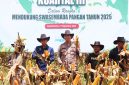 Panen Raya Jagung Polres Tanah Bumbu dipimpin Waka Polres Kompol Apriyansa SIK, Sabtu (28/9/2025) di Kelurahan Gunung Tinggi Kecamata Batulicin