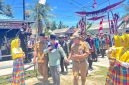 Bupati Kotabaru H. Muhammad Rusli, S.Sos bersama rombongan menghadiri Festival Adat Katir Race 2025 yang digelar di Desa Pulau Kerayaan, Kecamatan Pulau Laut Kepulauan.
