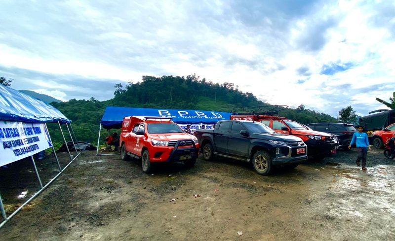 Posko Satgas Aksi Cepat Tanah Bumbu, Pencarian Helikopter Hilang