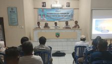 Dinas Perikanan Kotabaru bersama Dinas Kelautan dan Perikanan Provinsi Kalimantan Selatan, menggelar sosialisasi alat tangkap jaring