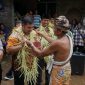 Pemkab kotabaru menghadiri acara Adat Bawanang Laburan di Desa Laburan, Kecamatan Kelumpang Hulu.