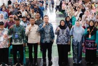 Anggota DPR RI Hj Mariana, Sosialisasikan program Makan Bergizi yang dilaksanakan di Gedung Hafiyun, Banjarmasin pada Kamis (9/10).