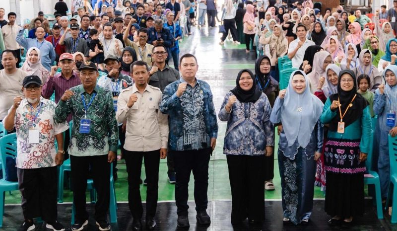 Anggota DPR RI Hj Mariana, Sosialisasikan program Makan Bergizi yang dilaksanakan di Gedung Hafiyun, Banjarmasin pada Kamis (9/10).