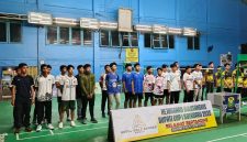 Dinas Pariwisata Pemuda dan Olahraga, secara resmi membuka Kejuaraan Bulutangkis STKIP PB Cup Competition 2025, di Gor Bamega.