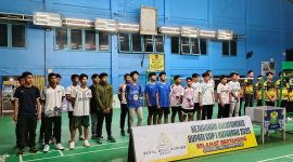 Dinas Pariwisata Pemuda dan Olahraga, secara resmi membuka Kejuaraan Bulutangkis STKIP PB Cup Competition 2025, di Gor Bamega.