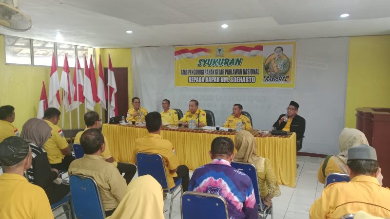 Pengurus DPD Golkar kotabaru melaksanakan rapat pleno persiapan musda Golkar ke XI  tahun 2025.