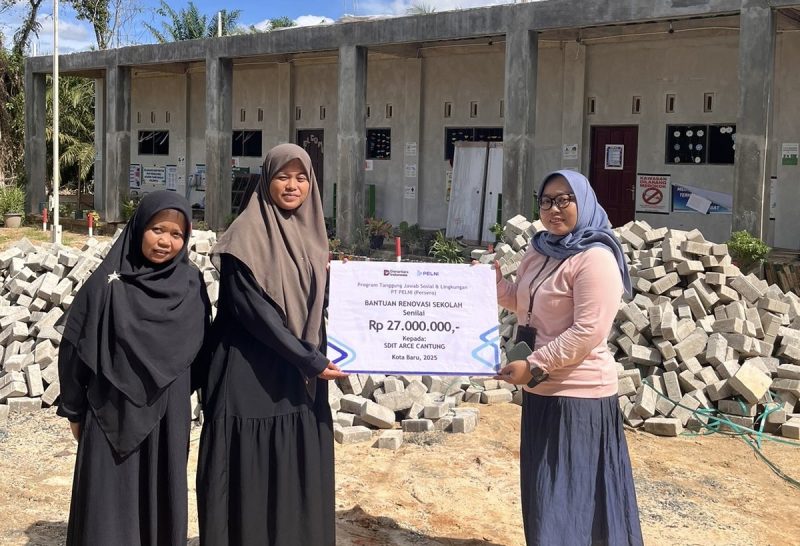 Serah Terima Bantuan dari PT Pelni Kotabaru Batulicin ke Pengurus STID Arce Cantung