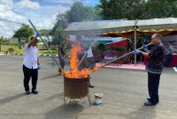 Kejaksaan Negeri Tanah Bumbu bersama Perwakilan Polres dan Pengadilan Negeri setempat, Musnahkan Barang Bukti yang sudah Inkrah.