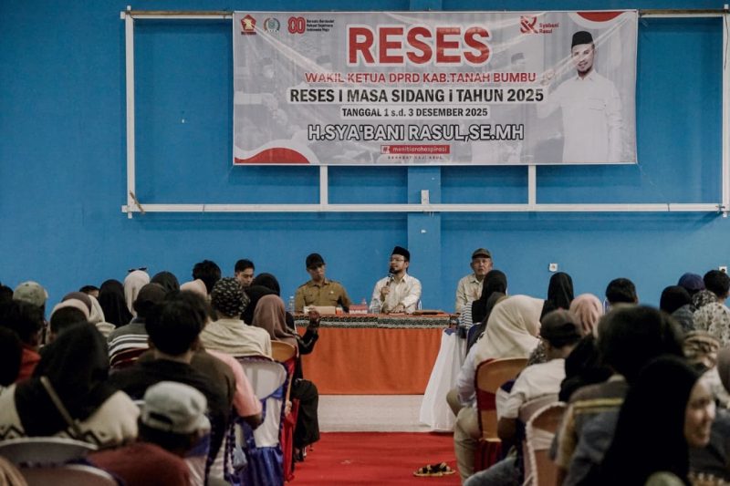 Reses Wakil Ketua DPRD Tanah Bumbu, Sya’bani Rasul di Kecamatan Satui