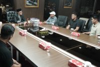 Bupati Kotabaru, H Muhammad Rusli Saat Diterima di Kantor Walikota Samarinda