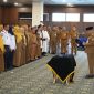 Bupati Kotabaru, H Muhammad Rusli Saat Pimpin Pelantikan Pejabat di lingkup Pemerintahan Kotabaru